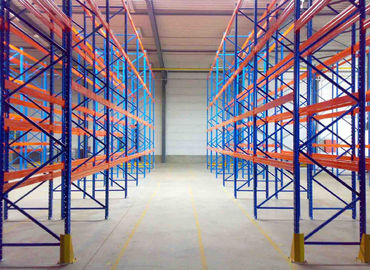 Galvanized Heavy Duty Selective Pallet Racking / Shelving For Cold Storage