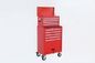 Portable red 6 Drawer top chest &amp; 5 Drawer O.8 - 1.0 steel tool chest roller cabinet