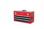 3 Drawer 20&quot; Heavy Duty 0.5mm - 0.6mm Black and Red Tool Chest And Cabinet THB-20130