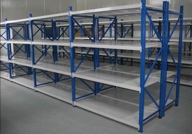 Multi-function Medium Duty Racking Shelves , Galvanized Vertical Racks