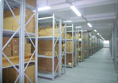 Multi-function Medium Duty Racking Shelves , Galvanized Vertical Racks