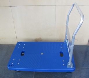 নমনীয় / ধূসর সঙ্গে ক্ষমতাশালী কেন্দ্রীয় foldable প্লাস্টিকের ট্রলি, ক্ষমতা 150kg